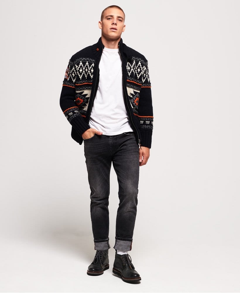 superdry super buffalo cardigan